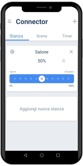 50 percento apertura tapparella