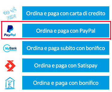 Carrello DomoWeb pagamento 3 rate