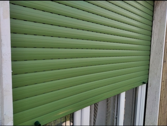 Tapparella in pvc verde